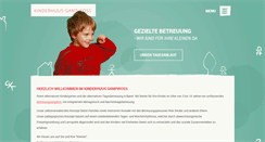 Desktop Screenshot of kinderhuus-gampiross.ch